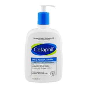 Cetaphil Daily Facial Cleanser for Combination to Oily Skin, 591ml